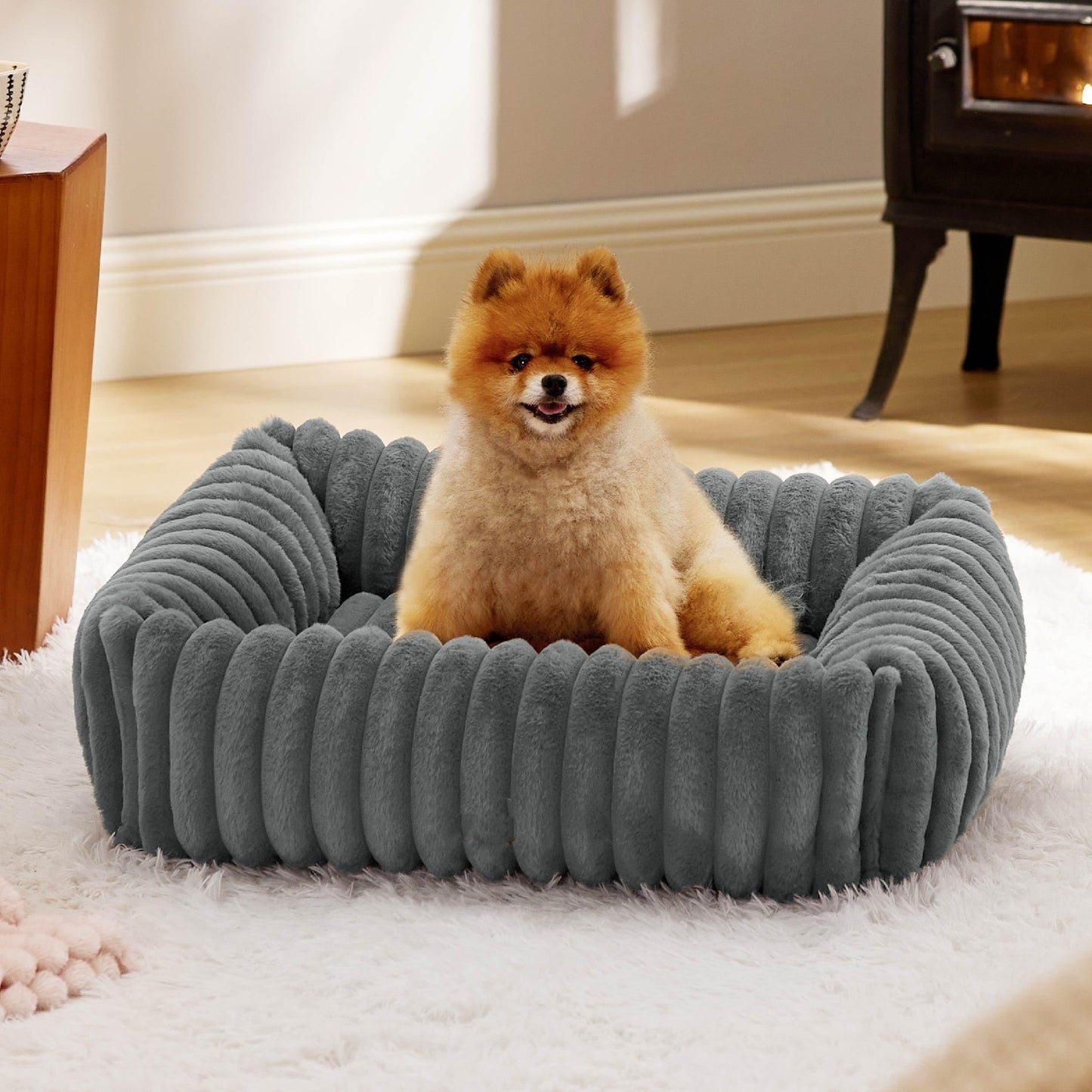 Cats Bed Pet Products For Winter Warm Puppy Bed Dog Mat Goods House Beds Houses And Habitats Cushions Thing