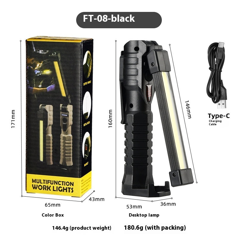 Rechargeable LED Work Light – White and Red Light Modes