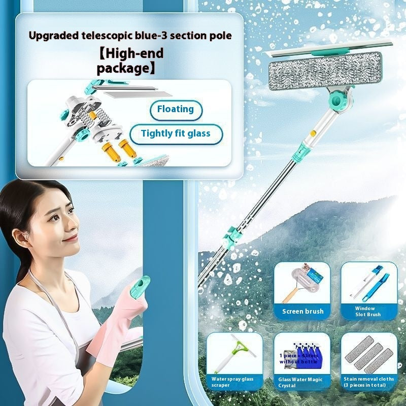 Window Cleaning Double Sides Eyelid Stickers Outdoor Cleaning