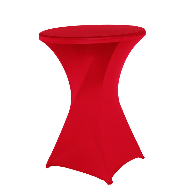 Stretch Polyester Cocktail Table Cover – Fitted Table Cloth