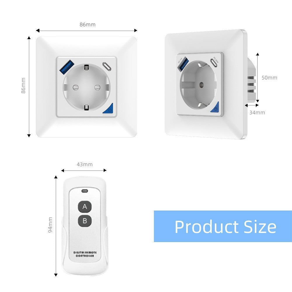 Wireless Mobile Phone Remote Control Socket