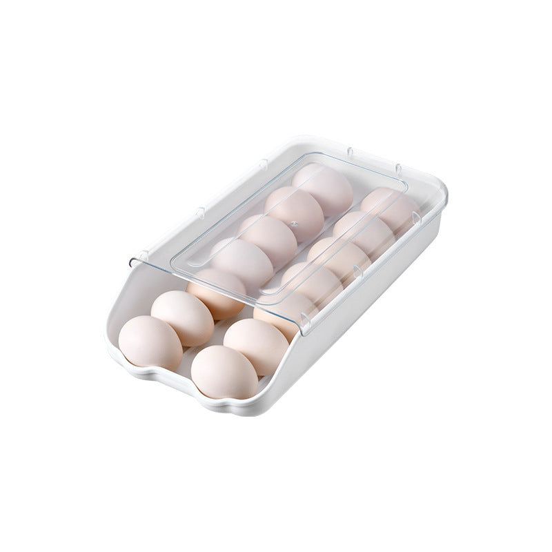 Creative Automatic Rolling Egg Box, Egg Storage Box