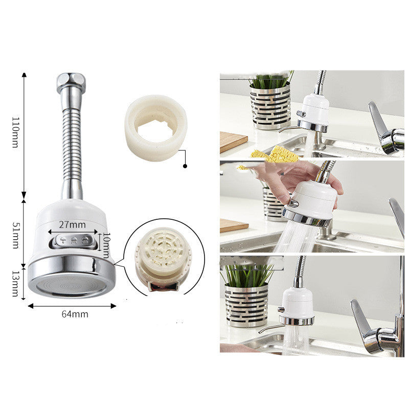 360° Rotatable Sink Faucet Nozzle