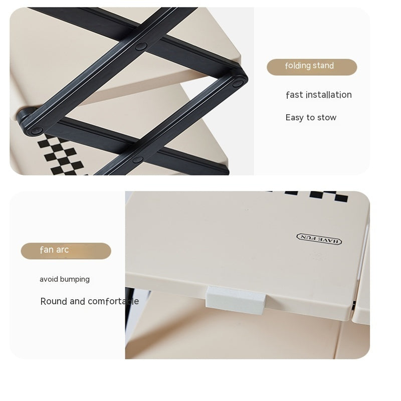 Ondaum Multi-Storey Folding Shoe Rack for Home and Dormitory