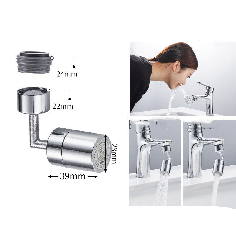 Rotatable sink faucet