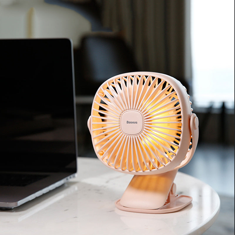 USB night light charging summer small fan