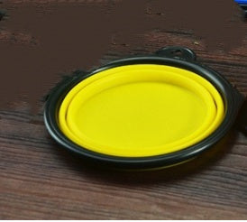 Portable 2-in-1 Pet Water & Food Bottle with Collapsible Bowl