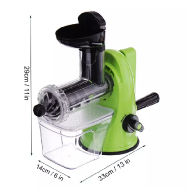 Portable Multifunctional Fruit Squeezer Hand-cranked Juicer