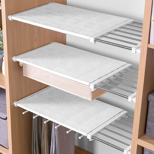 Wardrobe Partition Layered Rack Telescopic Rack