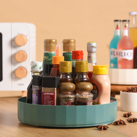 Multifunctional Rotating Storage Box for Kitchen, Fruit, and Cosmetics
