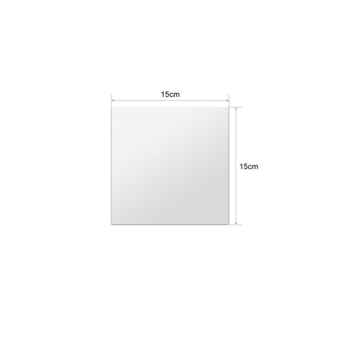 Square Acrylic Mirror Wall Sticker for Home Decoration