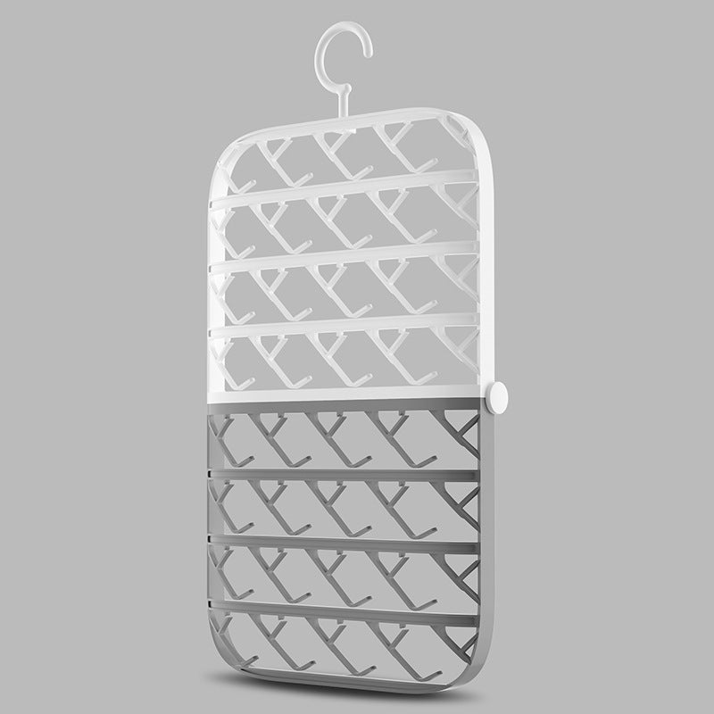 Plastic Sock Clip Foldable Storage Sock Rack