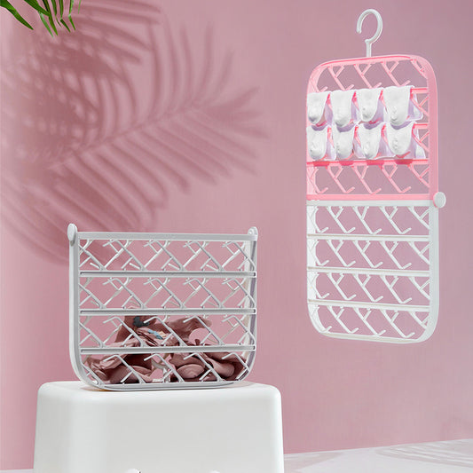 Plastic Sock Clip Foldable Storage Sock Rack
