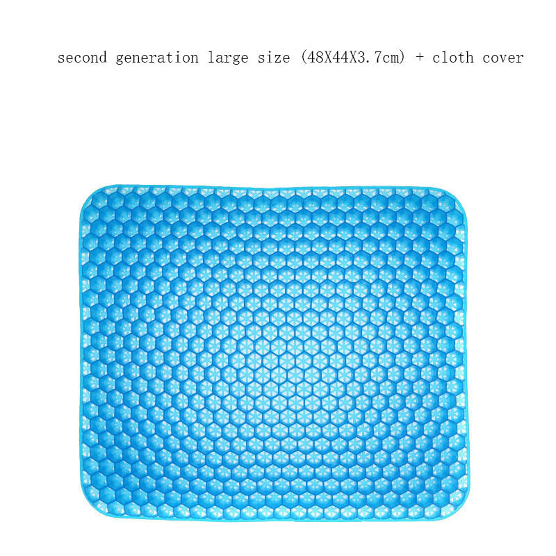 Summer Gel Cushion Honeycomb Car Seat Cushion Breathable Cool Student Cushion