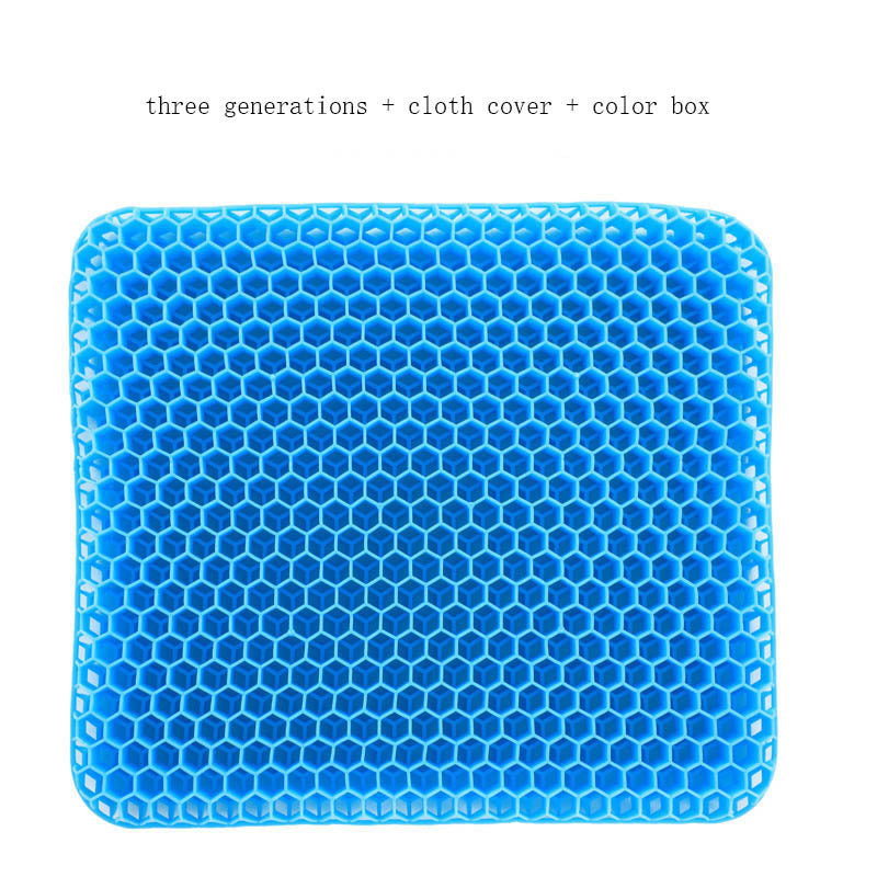 Summer Gel Cushion Honeycomb Car Seat Cushion Breathable Cool Student Cushion