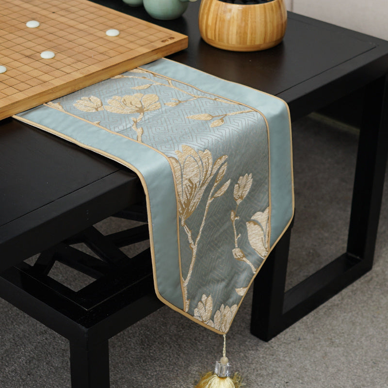 Chinese Style Cotton Table Runner – Dining and Coffee Table Decor