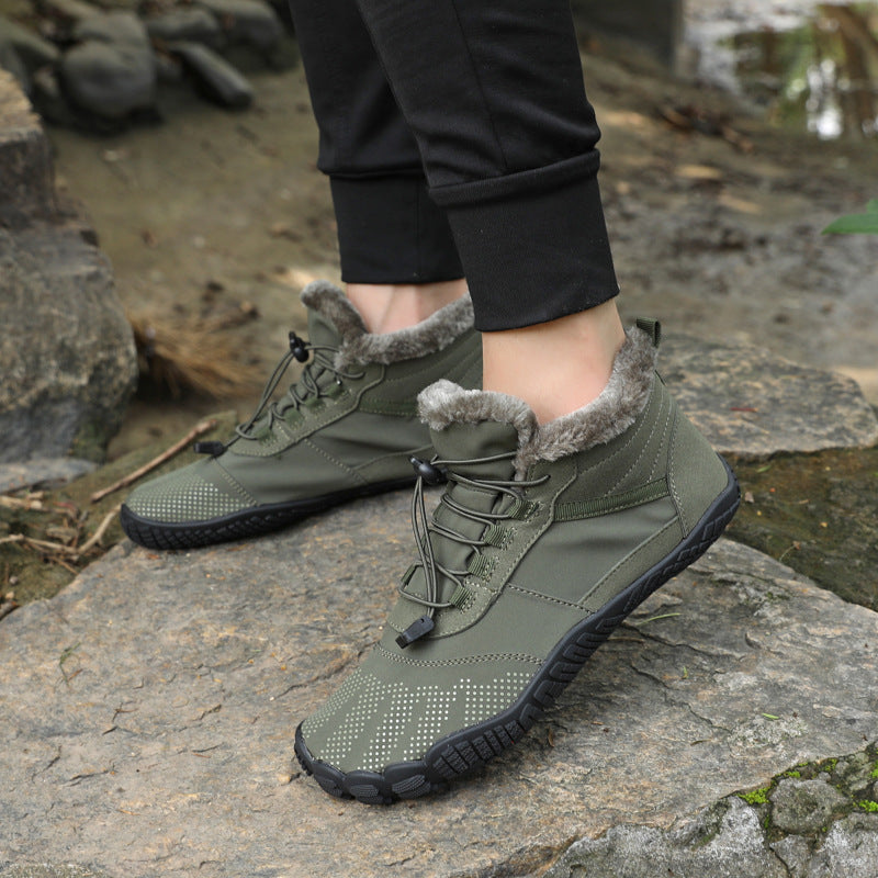 Winter Fleece-Lined Waterproof Hiking and Cycling Shoes