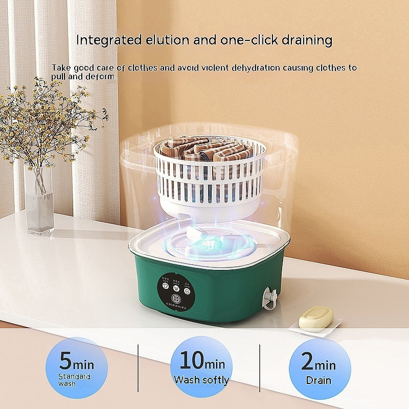 Folding Washing Machine Integrated Dormitory 9L Large Capacity