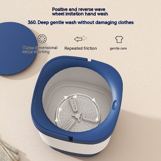 Folding Washing Machine Integrated Dormitory 9L Large Capacity