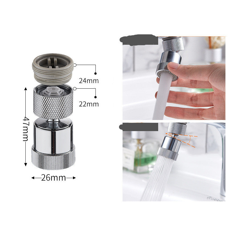 Rotatable sink faucet