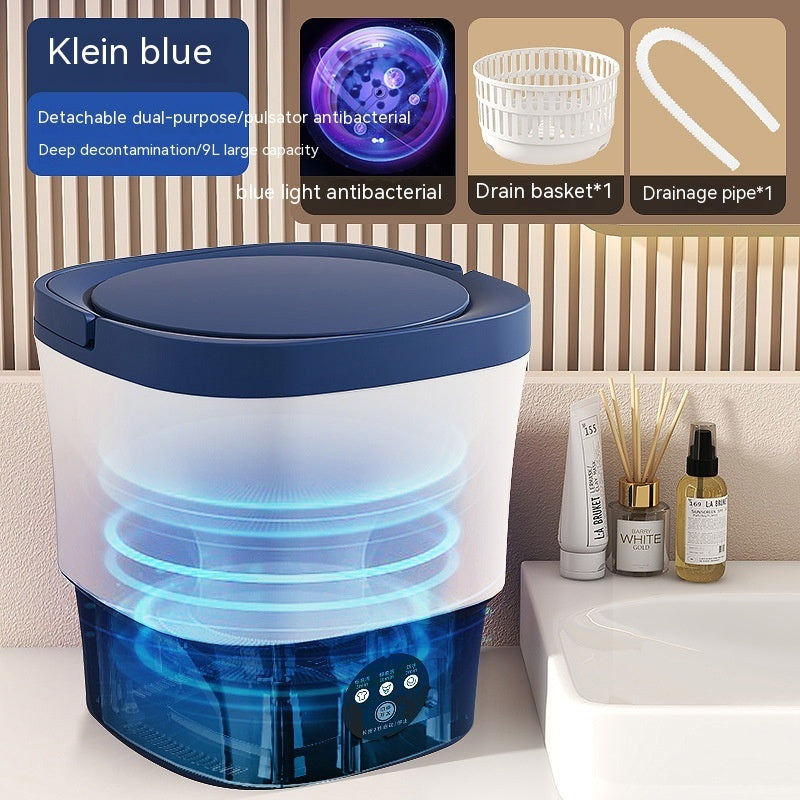 Folding Washing Machine Integrated Dormitory 9L Large Capacity