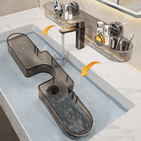 Punch-Free Suction Cup Toilet Storage Rack