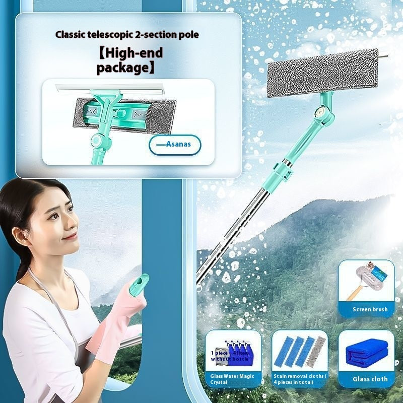 Window Cleaning Double Sides Eyelid Stickers Outdoor Cleaning