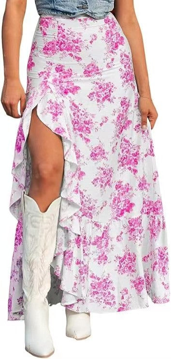 Women's Collapsed Irregular Ruffled Fashion Dress