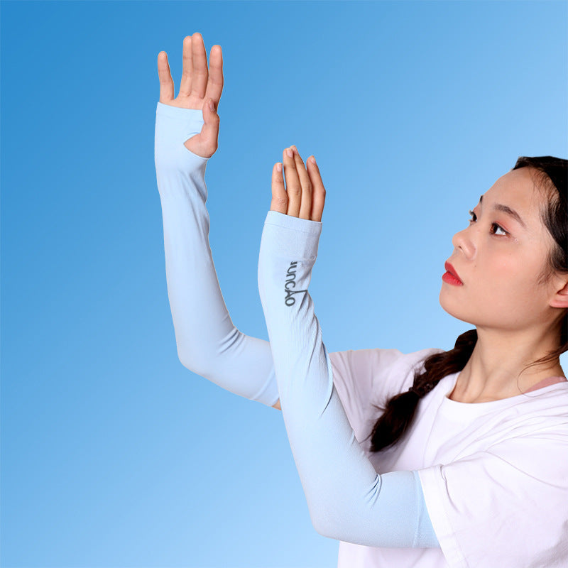 Sun Protection Viscose Fiber Oversleeve Cool Men's And Women's Driving Ice Sleeve