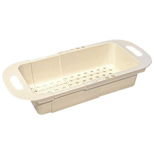 Kitchen Retractable Drain Rack Washing Basin Household