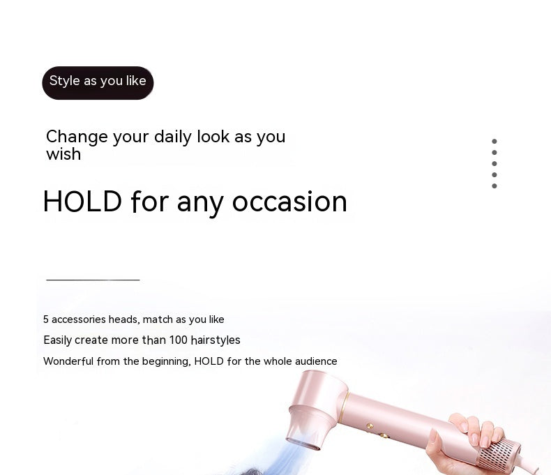 High-speed Hair Dryer Mute Household Strong Wind Speed Dry Anion Hair Care For Dormitory Student Electric