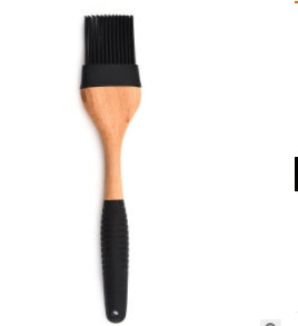 Silicone and Wooden Handle Kitchen Utensil Set