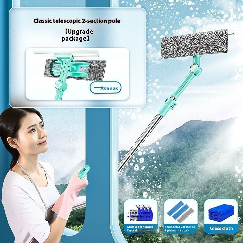 Window Cleaning Double Sides Eyelid Stickers Outdoor Cleaning
