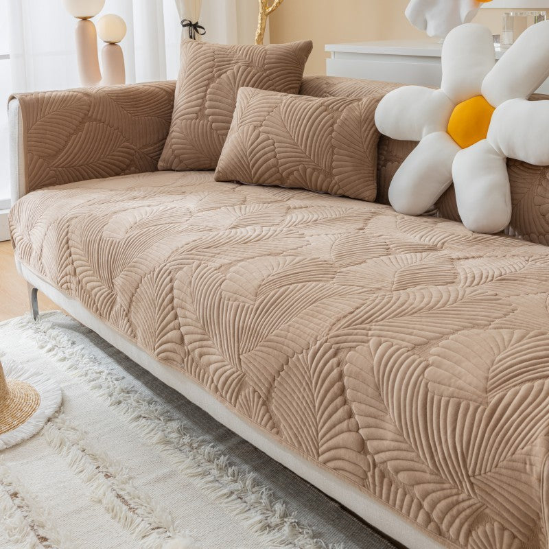 Embroidery Non-slip Four Seasons Universal Nordic Light Luxury Sofa Cover
