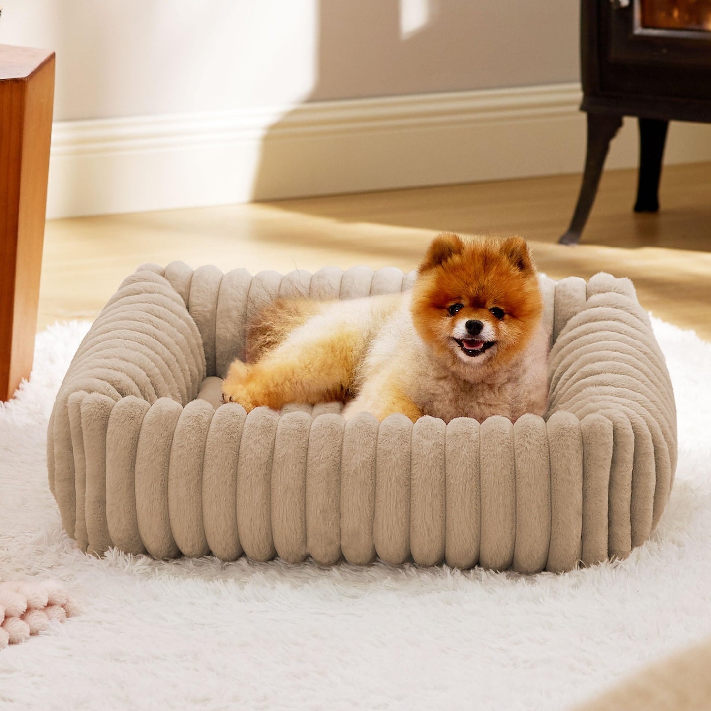Cats Bed Pet Products For Winter Warm Puppy Bed Dog Mat Goods House Beds Houses And Habitats Cushions Thing