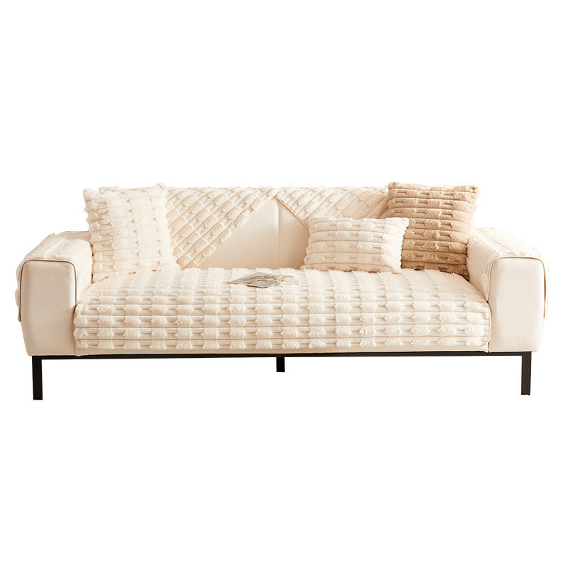 Rabbit Fur Sofa Cushion Simple Modern