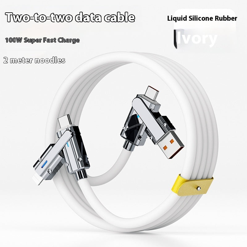 Mech Four-in-one Fast Charge Data Cable