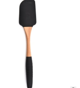 Silicone and Wooden Handle Kitchen Utensil Set