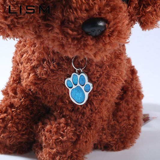 Metal Dog Breed Keychain – Pet Collar Pendant Tag