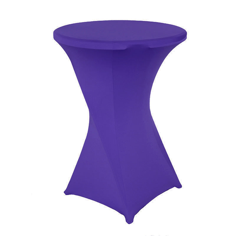 Stretch Polyester Cocktail Table Cover – Fitted Table Cloth