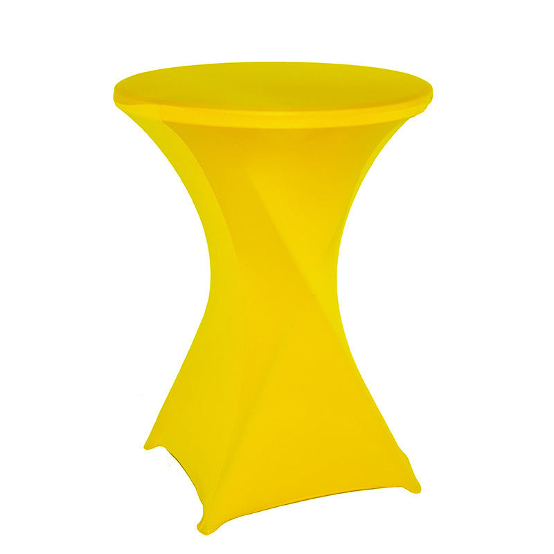 Stretch Polyester Cocktail Table Cover – Fitted Table Cloth