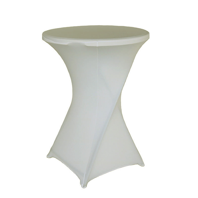Stretch Polyester Cocktail Table Cover – Fitted Table Cloth