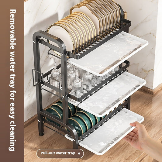 Kitchen Storage Bowl Dish Plate Storage Rack