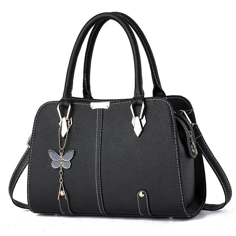 Large Capacity Lychee Pattern Women’s Handbag