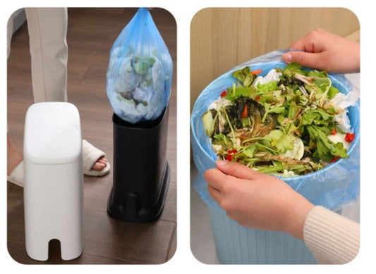 Toilet Trash Can with Drawstring Packing
