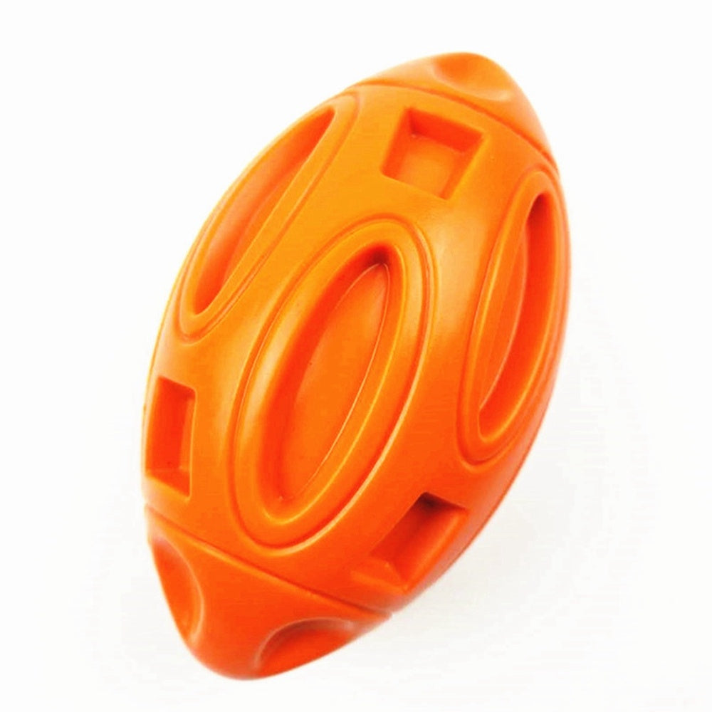 Orange textured ball on a white background