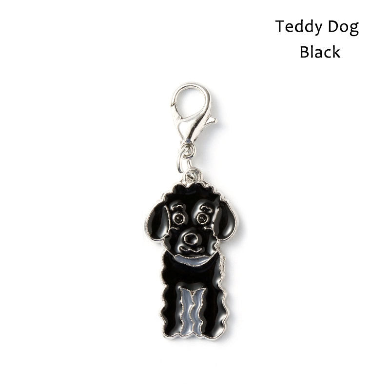 Metal Dog Breed Keychain – Pet Collar Pendant Tag