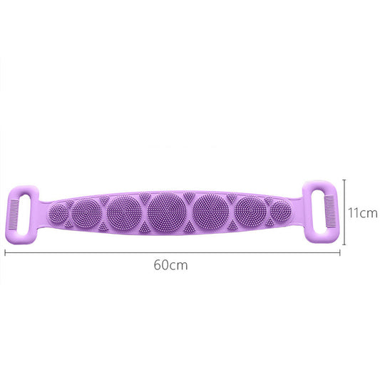 Silicone Back Scrubber Bath Brush – Flexible Body Cleaning Tool