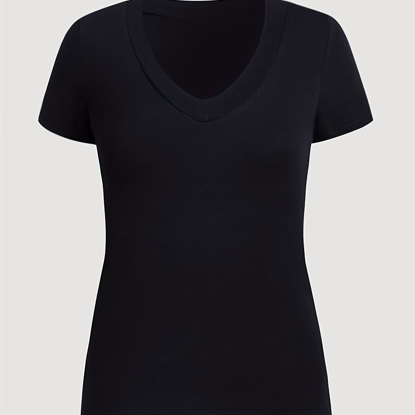 Women's V-neck Slim-fit Top for Ondaum