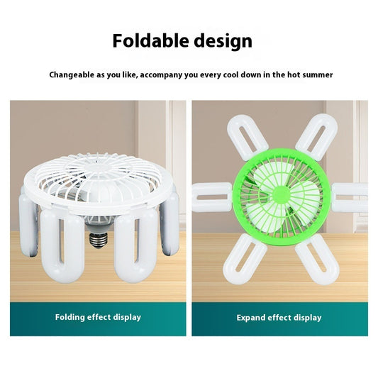 Ondaum E27 Screw Fan Lamp with Smart Remote Control